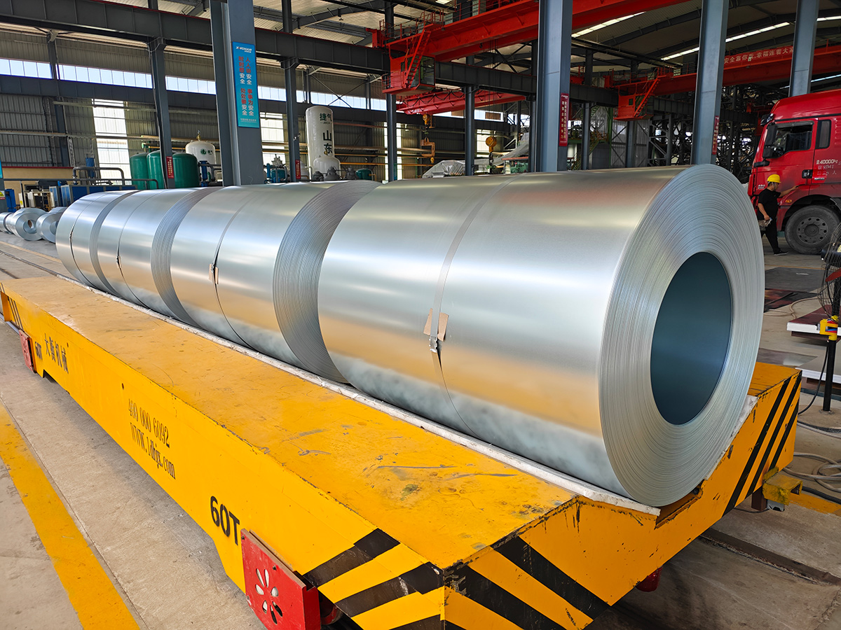 فولاذ مجلفن بدون بريق