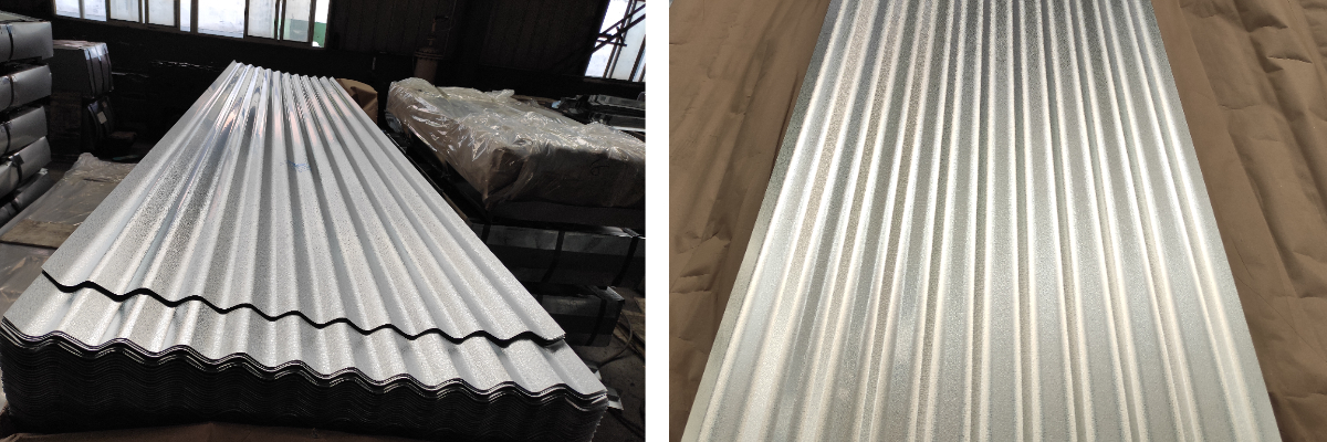 Chapa de aço ondulado Galvalume para venda Chapa de aço ondulado Galvalume para venda